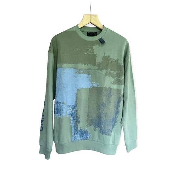 ASOS Other - NWOT ASOS Unrvlld Spply Men’s Oversized Abstract Crewneck Sweatshirt, XS